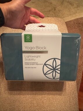 GAIAM Teal Yoga Block for Stability and Support
